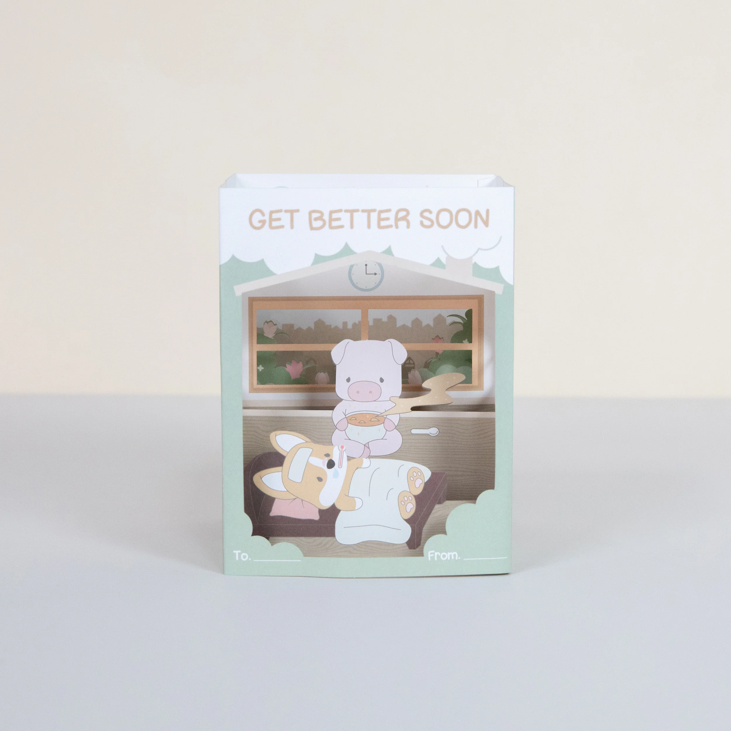 3D Greeting Card - Get Better Soon - Image 3